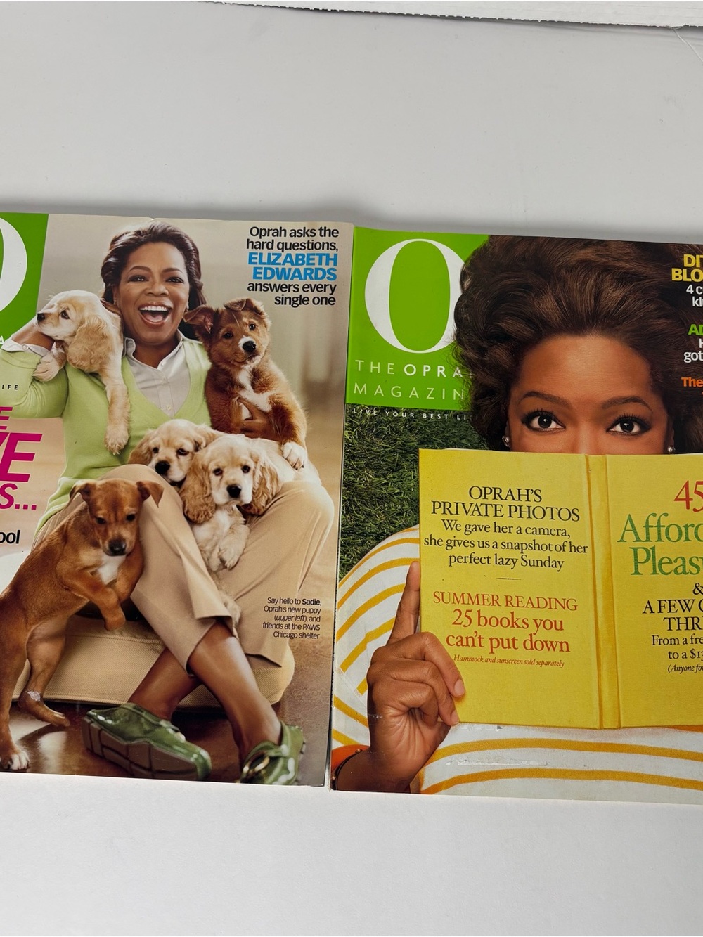 O The OPRAH June & July 2009 magazines